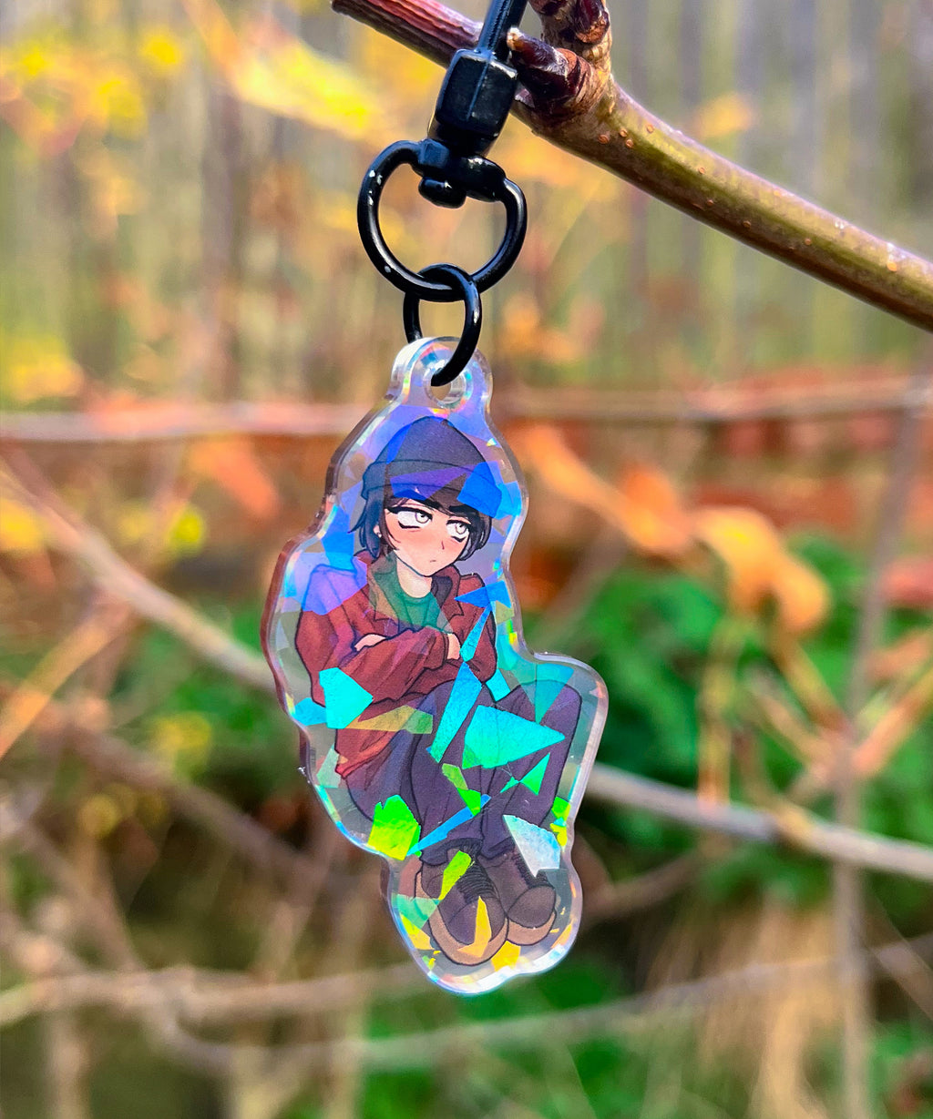 Dean Mini Holographic Keychain